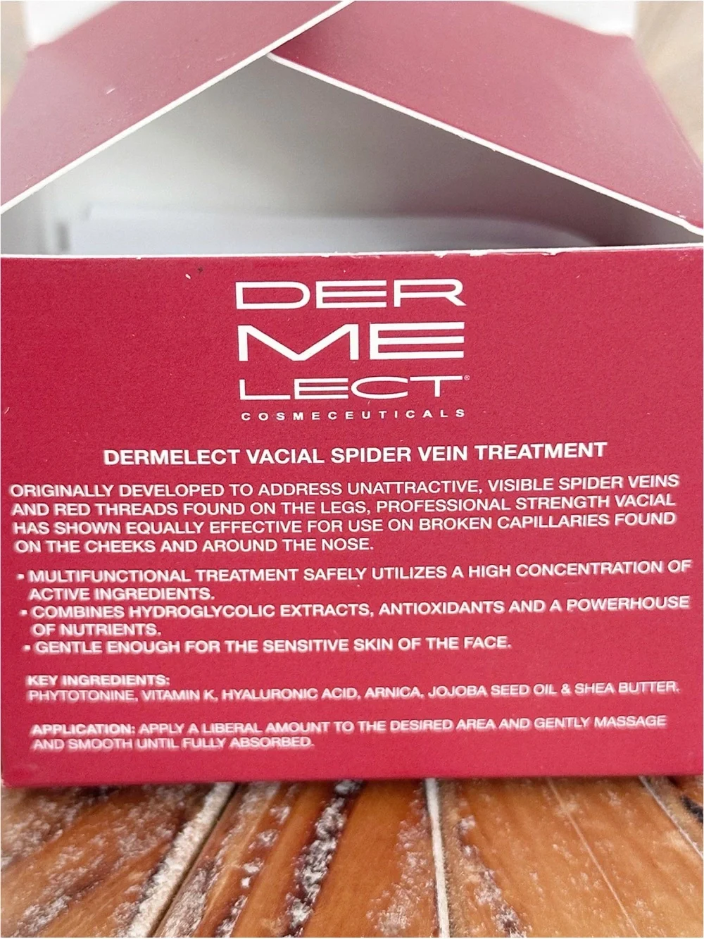 NWT Dermect Vacial Spider Vein Treatment 2.2 oz / 62.4 gm